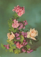 FLEURS Vintage Carte Postale CPSM #PAS050.FR - Flowers