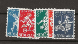 1958 MNH Netherlands, NVPH 715-19 Postfris** - Unused Stamps