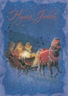 PAPÁ NOEL Feliz Año Navidad Vintage Tarjeta Postal CPSM #PBL578.ES - Santa Claus