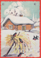 Feliz Año Navidad Vintage Tarjeta Postal CPSM #PAY650.ES - Año Nuevo