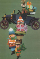 Feliz Año Navidad NIÑOS Vintage Tarjeta Postal CPSM #PAY071.ES - New Year