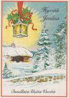 Feliz Año Navidad VELA Vintage Tarjeta Postal CPSM #PAV950.ES - New Year
