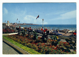 LES SABLES-D'OLONNE (Vendée) - La Plage Parmi Les Fleurs - Sables D'Olonne