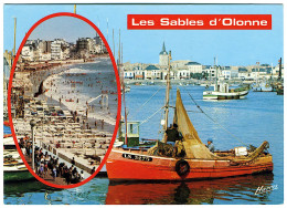 LES SABLES-D'OLONNE - La Plage - Le Port De Pêche Et La Chaume - Sables D'Olonne