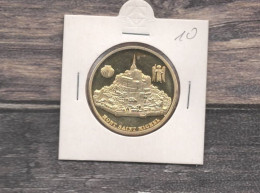 Médaille Souvenirs&Patrimoine :  Mont Saint Michel (couleur Or) - 2010 - Sonstige & Ohne Zuordnung