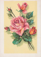FLOWERS Vintage Postcard CPSM #PAS288.GB - Flowers