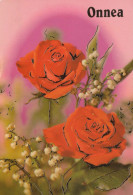 FLOWERS Vintage Postcard CPSM #PAS108.GB - Fleurs