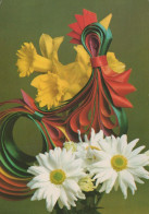 FLOWERS Vintage Postcard CPSM #PAR085.GB - Blumen