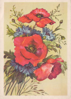 FLOWERS Vintage Postcard CPSM #PAR206.GB - Blumen