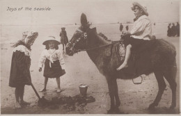 ÂNE Animaux Enfants Vintage Antique CPA Carte Postale #PAA078.FR - Donkeys