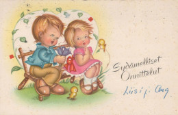 ENFANTS ENFANTS Scène S Paysages Vintage Carte Postale CPSMPF #PKG741.FR - Szenen & Landschaften