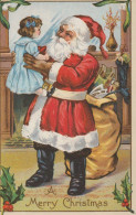 PÈRE NOËL Bonne Année Noël Vintage Carte Postale CPSMPF #PKG358.FR - Santa Claus