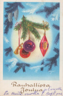 Bonne Année Noël Vintage Carte Postale CPSMPF #PKD494.FR - Anno Nuovo