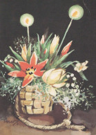 FLEURS Vintage Carte Postale CPSM #PBZ277.FR - Blumen