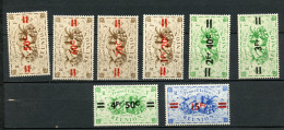 REUNION  252/259  LUXE NEUF SANS CHARNIERE - Nuevos