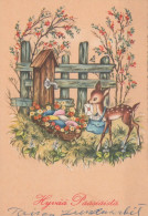 PÂQUES Vintage Carte Postale CPSM #PBO113.FR - Easter