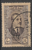 GRAND LIBAN - 1937-38 - N°YT. 153 - Président Eddé 4pi Brun-noir - Oblitéré / Used - Used Stamps