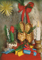 Bonne Année Noël GNOME Vintage Carte Postale CPSM #PAY518.FR - Nouvel An