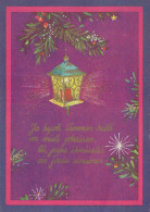 Bonne Année Noël BOUGIE Vintage Carte Postale CPSM #PAW013.FR - Año Nuevo