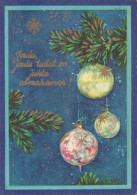 Bonne Année Noël Vintage Carte Postale CPSM #PAV155.FR - Año Nuevo