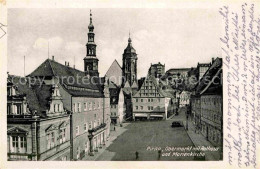 72632094 Pirna Obermarkt Mit Rathaus Und Marienkirche Pirna - Pirna