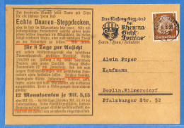 Allemagne Reich 1938 - Carte Postale De Bad Warmbrunn - G33487 - Briefe U. Dokumente