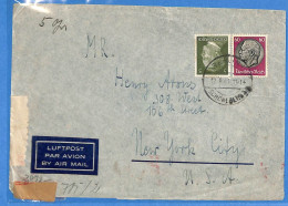 Allemagne Reich 1941 - Lettre Par Avion Avec Censure De Berlin Aux USA - G33477 - Covers & Documents