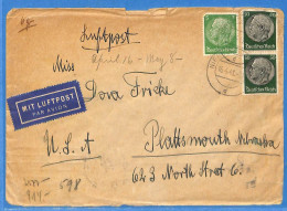Allemagne Reich 1941 - Lettre Par Avion Avec Censure De Wien Aux USA - G33468 - Covers & Documents