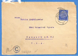 Allemagne Reich 1940 - Lettre Avec Censure De Dillenburg Aux USA - G33469 - Covers & Documents