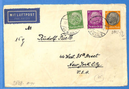 Allemagne Reich 1940 - Lettre Par Avion Avec Censure De Wien Ux USA - G33466 - Covers & Documents