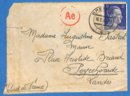 Allemagne Reich 1943 - Lettre De Bremen Aux France - G33463 - Lettres & Documents