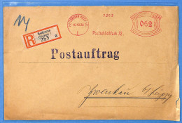 Allemagne Reich 1935 - Lettre Einschreiben De Heilbronn - G33454 - Covers & Documents