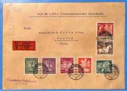 Allemagne Reich 1943 - Lettre Versicherter De Stuttgart - G33450 - Covers & Documents
