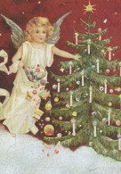 ANGEL Happy New Year Christmas LENTICULAR 3D Vintage Postcard CPSM #PAZ040.GB - Anges