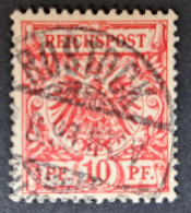Deutsches Reich 1889, Briefstück Mi 47e Geprüft - Used Stamps