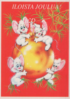 MOUSE Animals Vintage Postcard CPSM #PBR242.GB - Andere & Zonder Classificatie