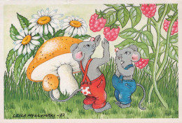 MOUSE Animals Vintage Postcard CPSM #PBR307.GB - Andere & Zonder Classificatie