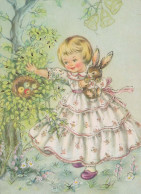 EASTER CHILDREN Vintage Postcard CPSM #PBO238.GB - Easter