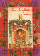 Happy New Year Christmas CANDLE Vintage Postcard CPSM #PBN987.GB - Neujahr