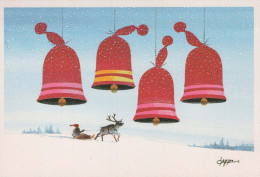 Happy New Year Christmas Vintage Postcard CPSM #PBN373.GB - Neujahr