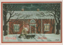 Happy New Year Christmas GNOME Vintage Postcard CPSM #PBL709.GB - Nouvel An