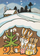 Happy New Year Christmas Vintage Postcard CPSM #PBB274.GB - Neujahr