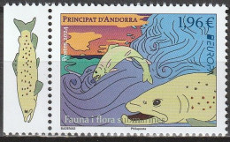 2024 - ANDORRE FRANCAIS - ANDORRA - EUROPA - CEPT - "FAUNE SOUS-MARINE - BDF ISSU FEUILLET - NEUF ** MNH - 2024