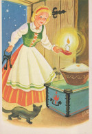 Happy New Year Christmas Vintage Postcard CPSM #PAY649.GB - Nouvel An