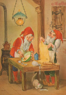 Happy New Year Christmas GNOME Vintage Postcard CPSM #PAY137.GB - Año Nuevo