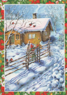 Happy New Year Christmas Vintage Postcard CPSM #PAW692.GB - Nouvel An