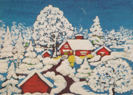 Happy New Year Christmas Vintage Postcard CPSM #PAV768.GB - Año Nuevo