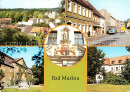 72631961 Bad Muskau Oberlausitz Wappen Am Alten Schloss Moorbad  Bad Muskau - Bad Muskau