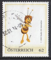 AUSTRIA 81,personal,used,hinged,bees - Personalisierte Briefmarken