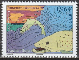 2024 - ANDORRE FRANCAIS - ANDORRA - EUROPA - CEPT - "FAUNE SOUS-MARINE - ISSU FEUILLET - NEUF ** MNH - 2024